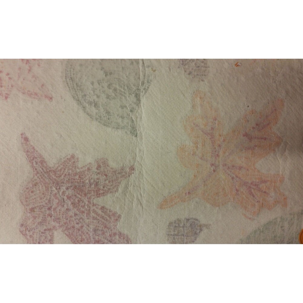 HAND-HOOKED RUNNER RUG (20" x 32") COLORFUL LEAVES - Picture 11 of 12